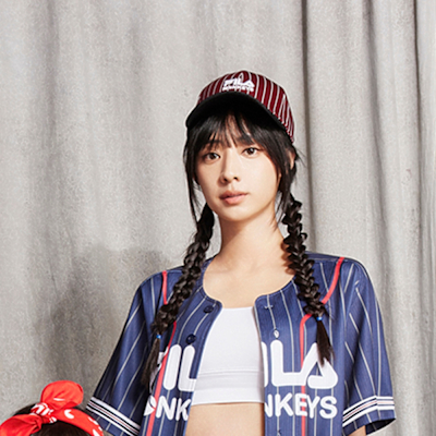 FILA x Rakuten 樂天聯名 LOGO帽 /棒球帽-酒紅 HTZ-1839-RD