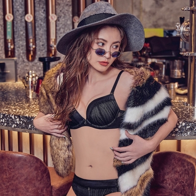 瑪登瑪朵 無比集中內衣  B-E罩杯(黑)