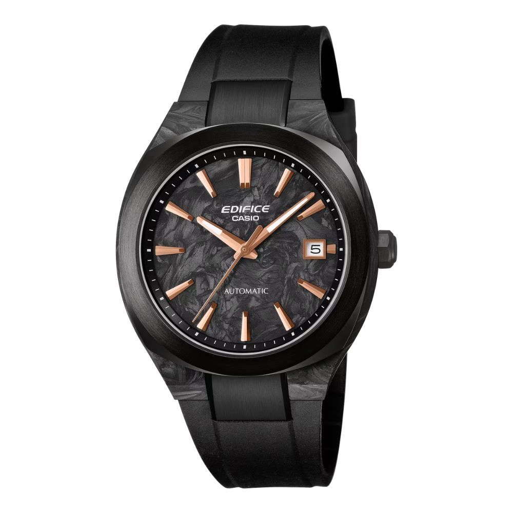 CASIO 卡西歐 EDIFICE 速度與智慧 馳騁快感 機械錶款 黑 EFK-200XPB-1A_38.8mm