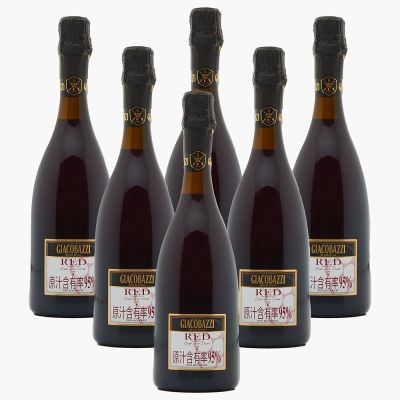 義大利GIACOBAZZI 0酒精香檳飲 (750ml/瓶)*6瓶/箱