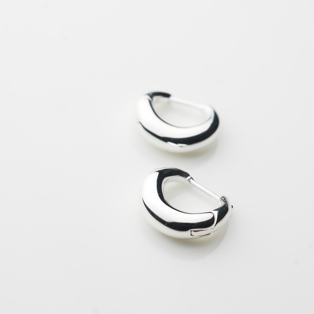 Georg Jensen 喬治傑生 #433G Offspring 純銀針式耳環-小