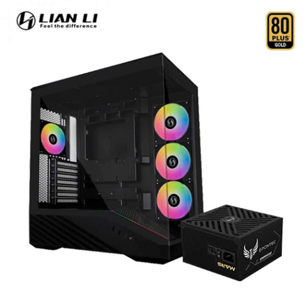 聯力 V100R 全景玻璃機殼+EPONTEC MARS 750W【促銷】