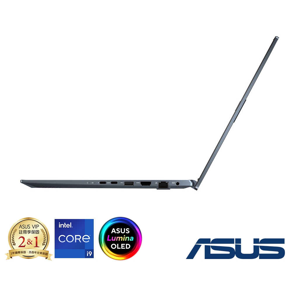 ASUS K6502VU 15.6吋2.8K筆電(i9-13900H/RTX4050/16G/512G/Vivobook