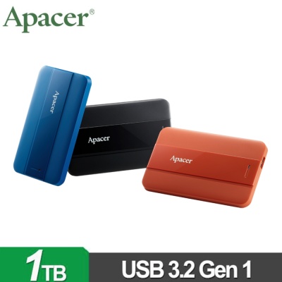 Apacer宇瞻 宇瞻 Apacer AC237 1TB 2.5吋行動硬碟(三色任選)