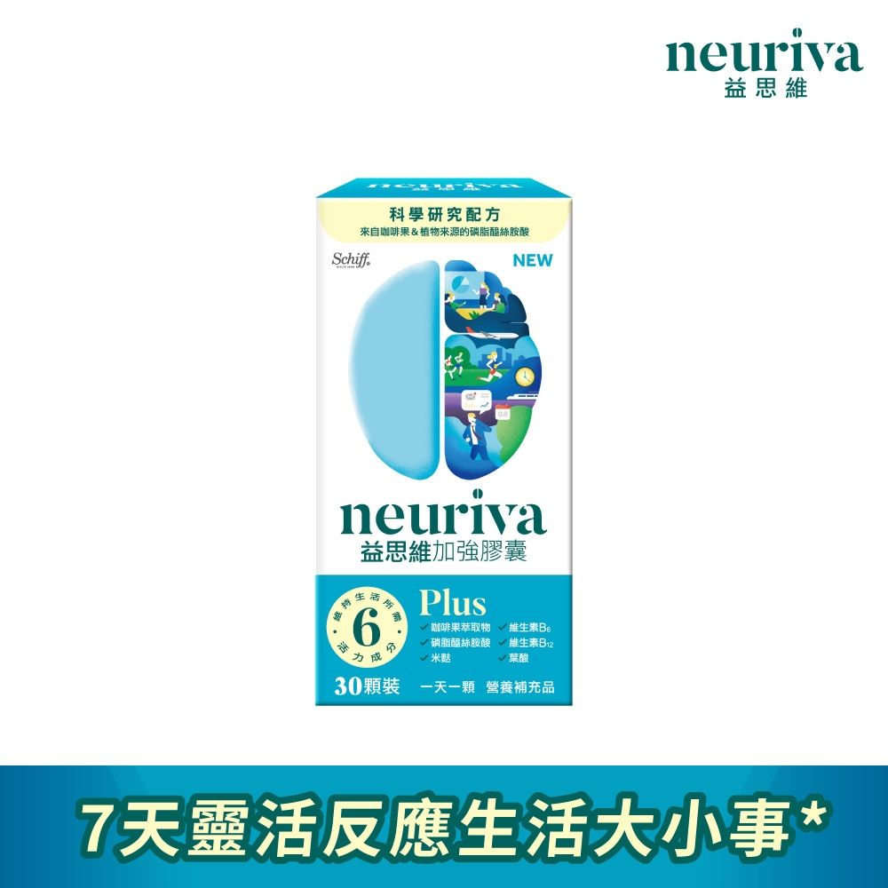 Move Free 益節 Neuriva益思維Plus加強膠囊(30顆/瓶)