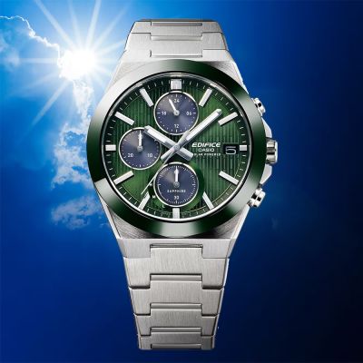 CASIO 卡西歐 EDIFICE 陶瓷圈太陽能計時手錶 開學換新季 送禮推薦 EFS-S650D-3A
