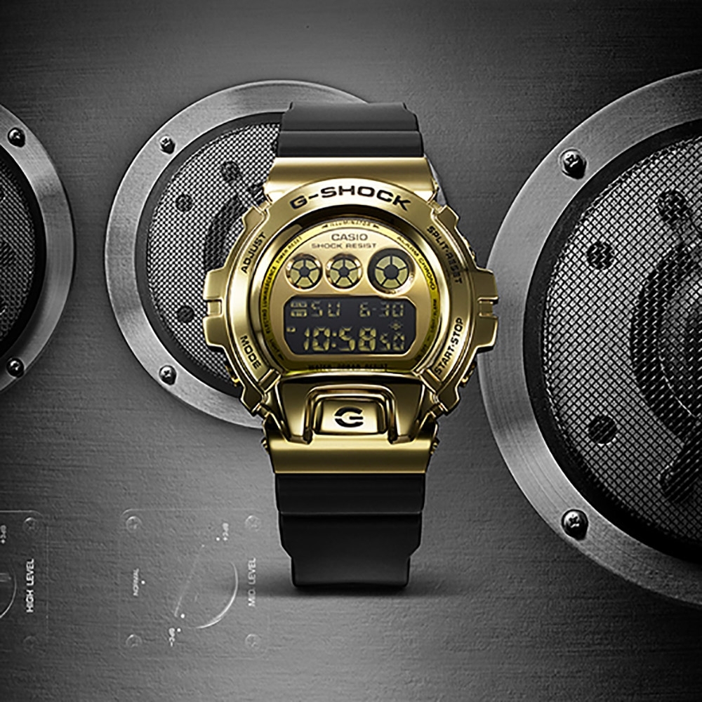 CASIO 卡西歐 G-SHOCK DW-6900 25周年金屬手錶 七夕寵愛季 送禮推薦 GM-6900G-9