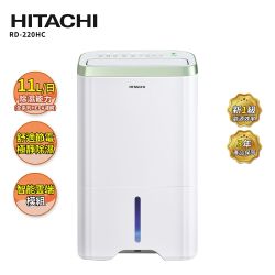 HITACHI日立11公升熱管除濕清淨型除濕機RD-220HC金韻綠| 11.1-15坪