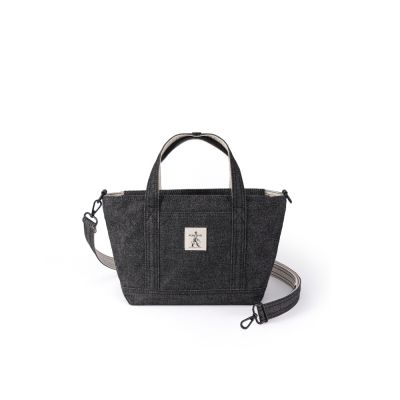 PORTER INTERNATIONAL - 自由丹寧NIMES手提包 - 黑