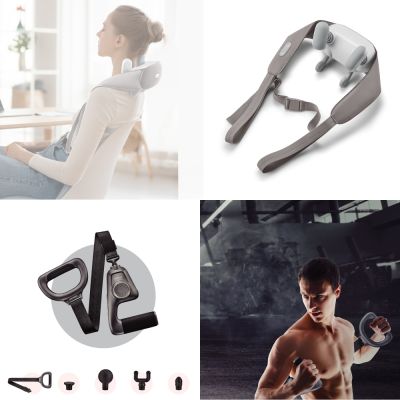 JOHNSON喬山 JOHNSON頸肩FUN鬆器D290+伸展帶按摩槍C68 活絡組