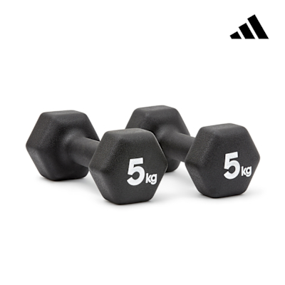 adidas 愛迪達 六角健身啞鈴 (5kg/2入)