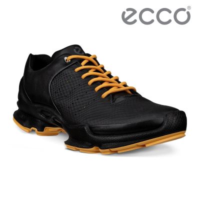 ECCO BIOM C W 經典健步自然律動休閒鞋 女鞋 黑色/芒果黃