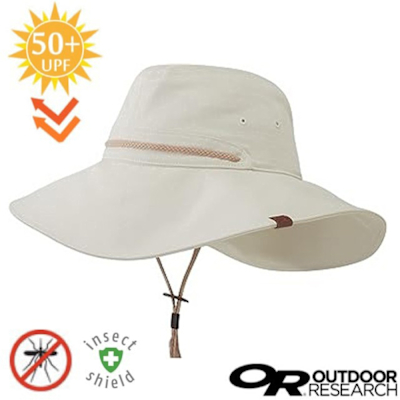 Outdoor Research Mojave Sun Hat 輕量抗UV防蟲驅蚊大盤帽.圓盤帽.防曬帽 沙色
