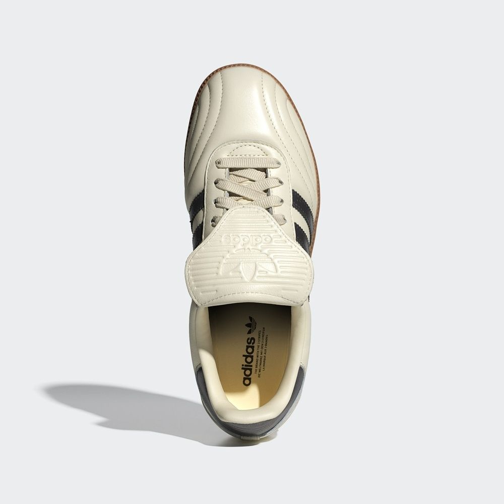 ADIDAS 愛迪達 阿迪達斯 ORIGINALS 三葉草 經典 潮流 復古 女 休閒鞋-米色系-SAMBA LT W-JP6143
