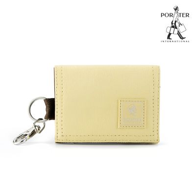PORTER INTERNATIONAL- 小巧大方CATCH零錢包 - 鵝黃色