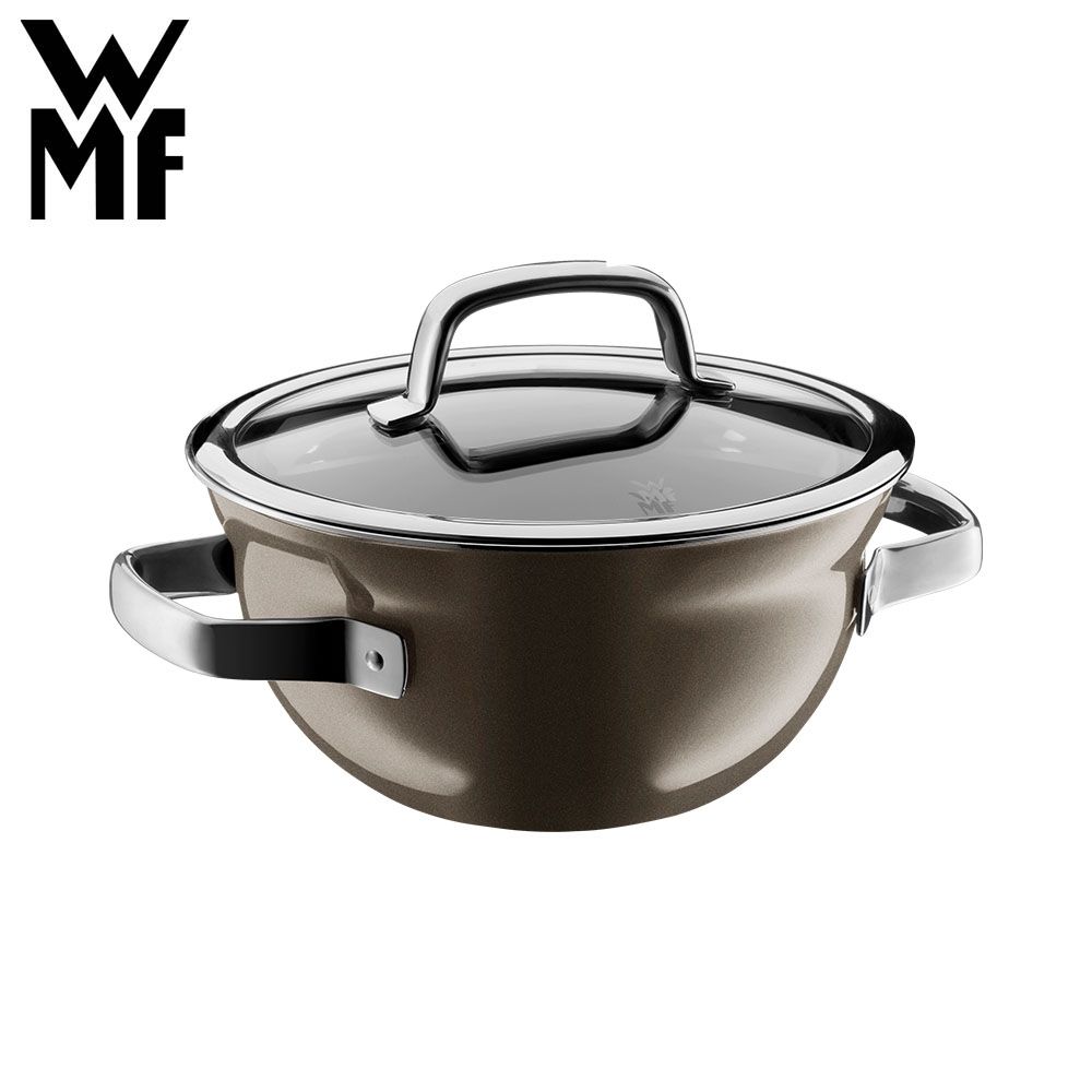 WMF 德國製Fusiontec Mineral 調理鍋 20cm 2.3L (銅金色)陶晶鍋▼贈竹韌砧板