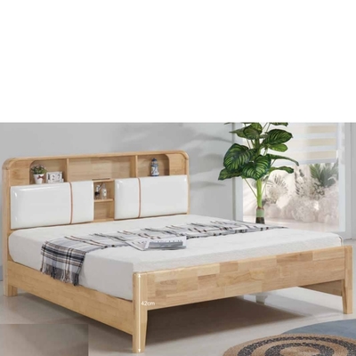 AS DESIGN 雅司傢俱-芬克斯實木5尺床-150*200*99cm