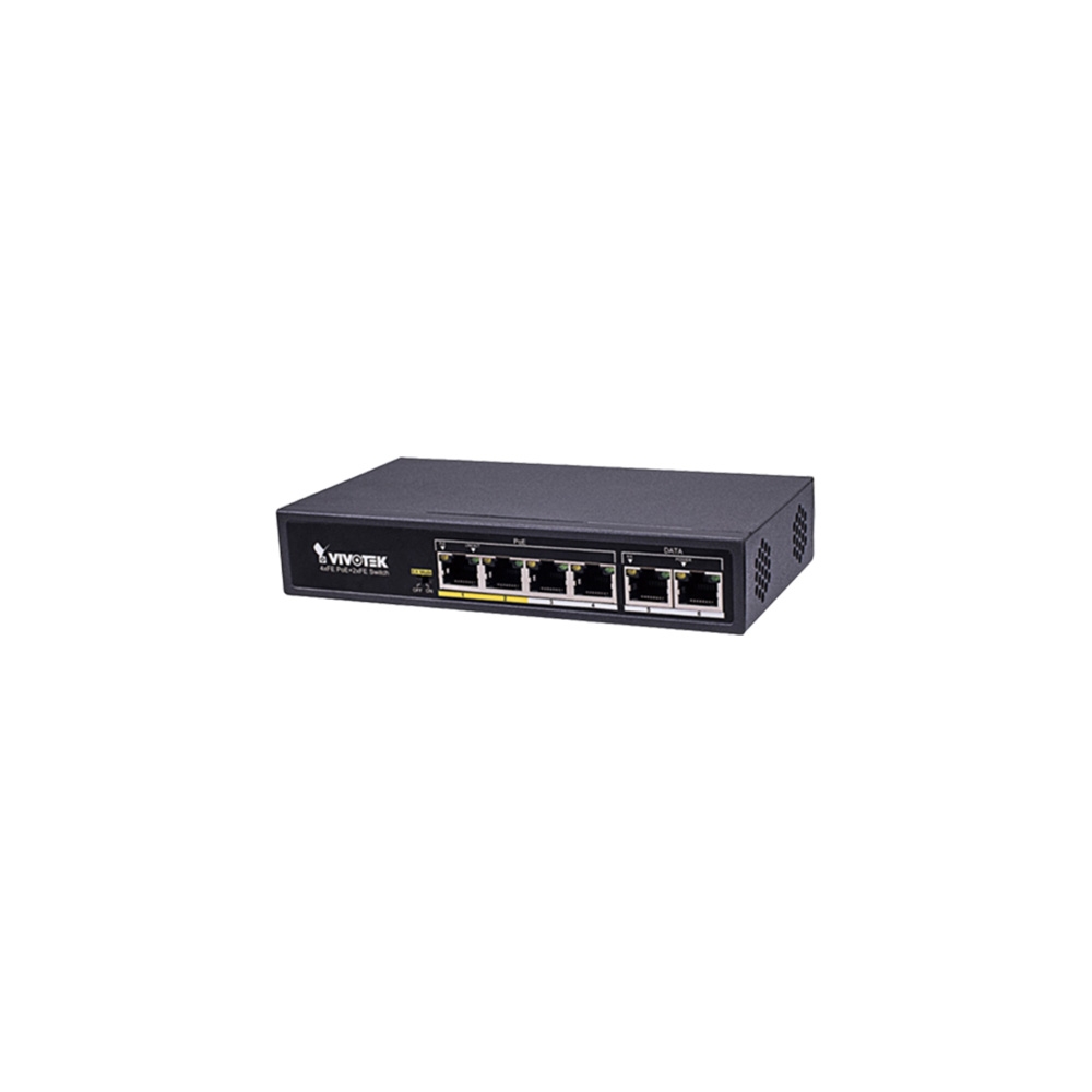 昌運監視器VIVOTEK 晶睿AW-FET-060C-065 4Port 非管理型4路PoE 交換器