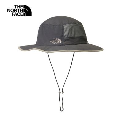 【The North Face 官方旗艦】北面男女款灰色UPF40防曬帽｜8EPZRHI 抗UV