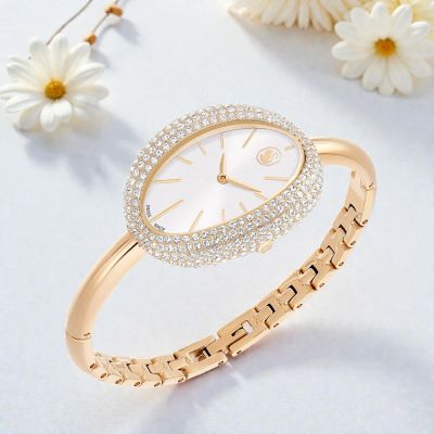 SWAROVSKI 施華洛世奇 Imber系列 Bangle 手鐲式腕錶 女錶-35x28mm 5716108