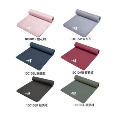 ADIDAS 輕量彈性瑜珈墊 運動墊 8MM 多色 ADYG-10100