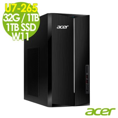 Acer 宏碁 Aspire TC-1860 家用電腦 (Ultra 7 265/32G/1TB+1TB SSD/300W/W11)