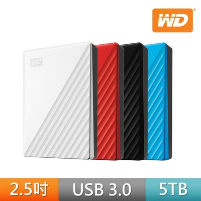 WD威騰 WD My Passport 5TB 2.5吋行動硬碟(WESN)