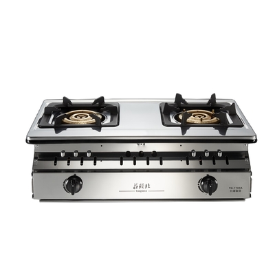 Topax莊頭北 (全省安裝)莊頭北二口三環銅爐頭嵌入爐TG-7703A瓦斯爐天然氣TG-7703A-NG1