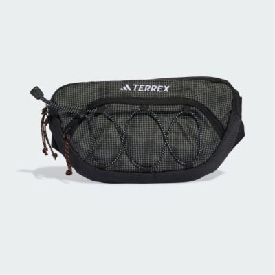 ADIDAS 愛迪達 阿迪達斯 男 女 腰包 側背包-黑色系-TRX MT WAIST PK-JJ1480