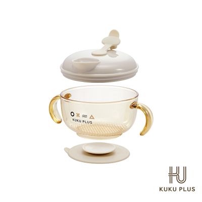 酷咕鴨 KUKU PLUS PPSU寶寶多功能學習吸盤碗(學習餐具/兒童餐具)