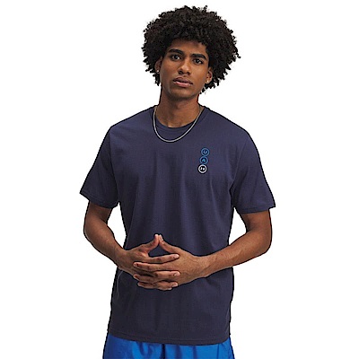 【UNDER ARMOUR】UA 男 CIRCLE LOGO STACK 短袖T-Shirt_6004144-403