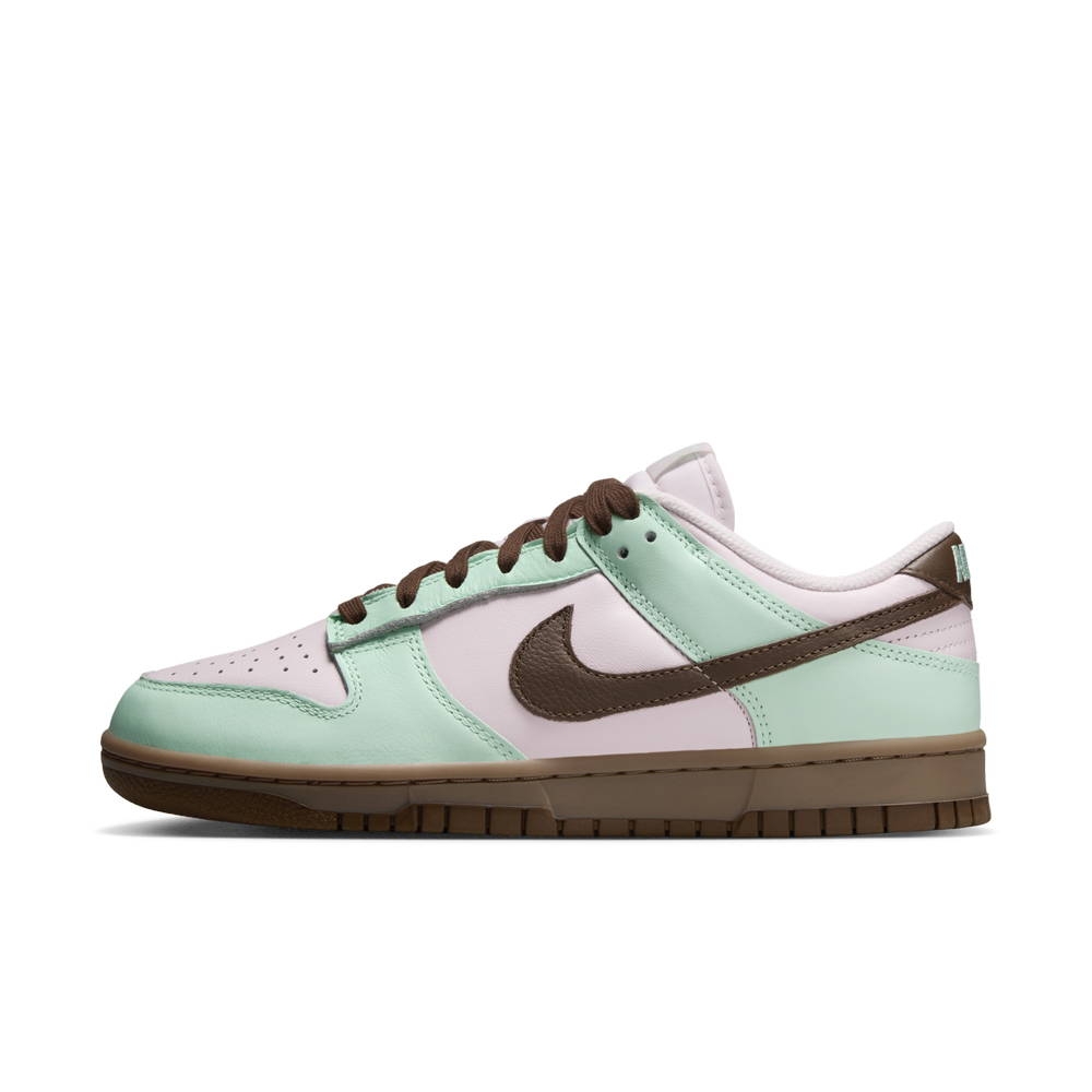 NIKE 耐吉 女休閒鞋-綠粉棕 W DUNK LOW-IH0821679