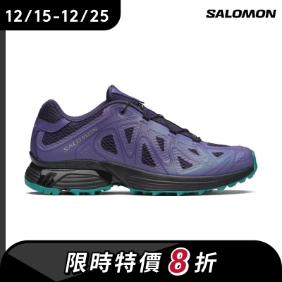 【Salomon索羅門】XT-WHISPER VOID 運動鞋 紫/星光/朝代綠