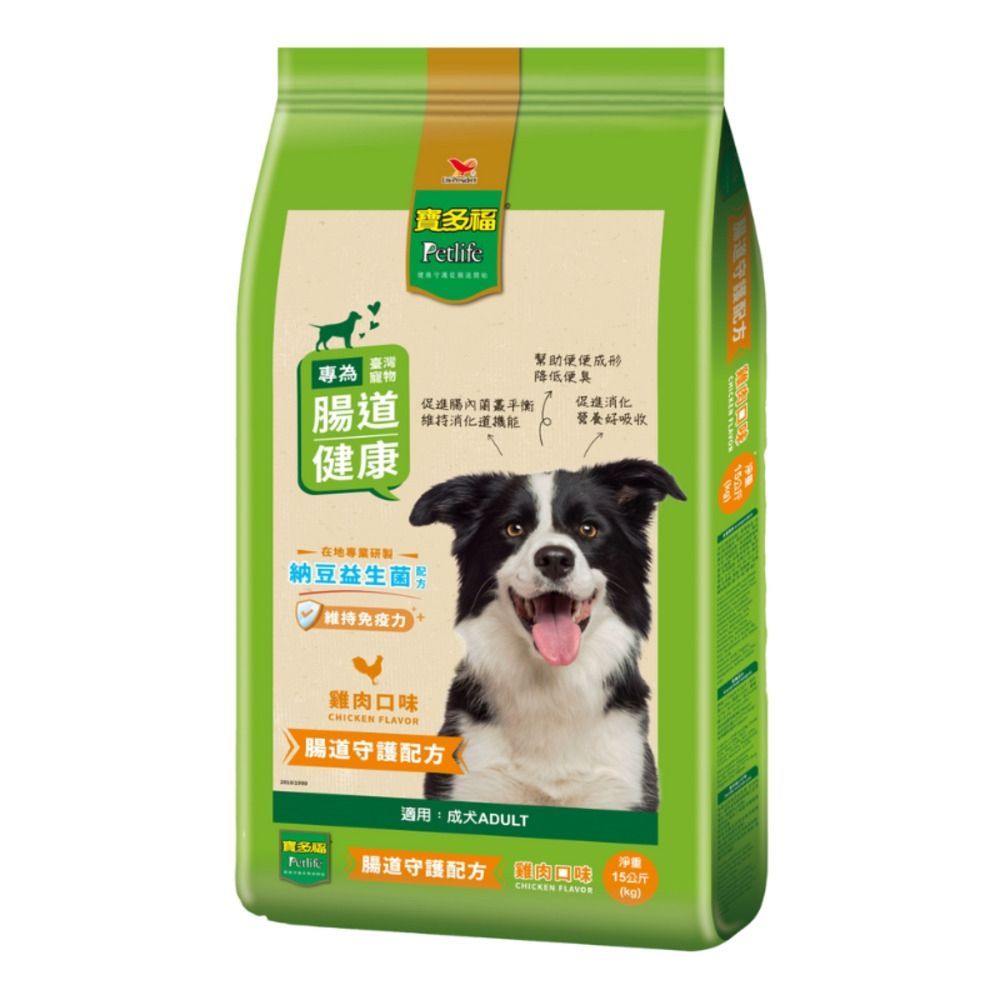 【寶多福】美食犬餐雞肉口味袋15Kg*1入