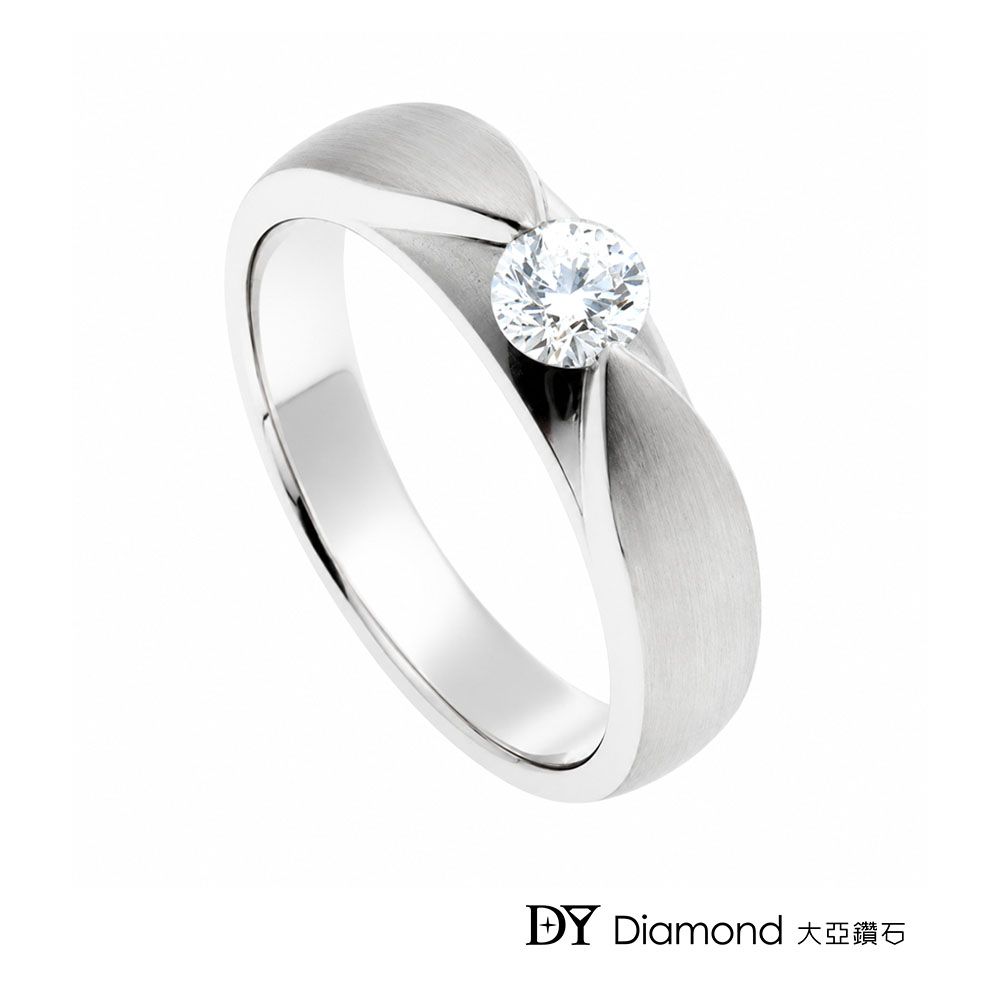 DY Diamond 大亞鑽石 18K金 0.30克拉 時尚經典男戒
