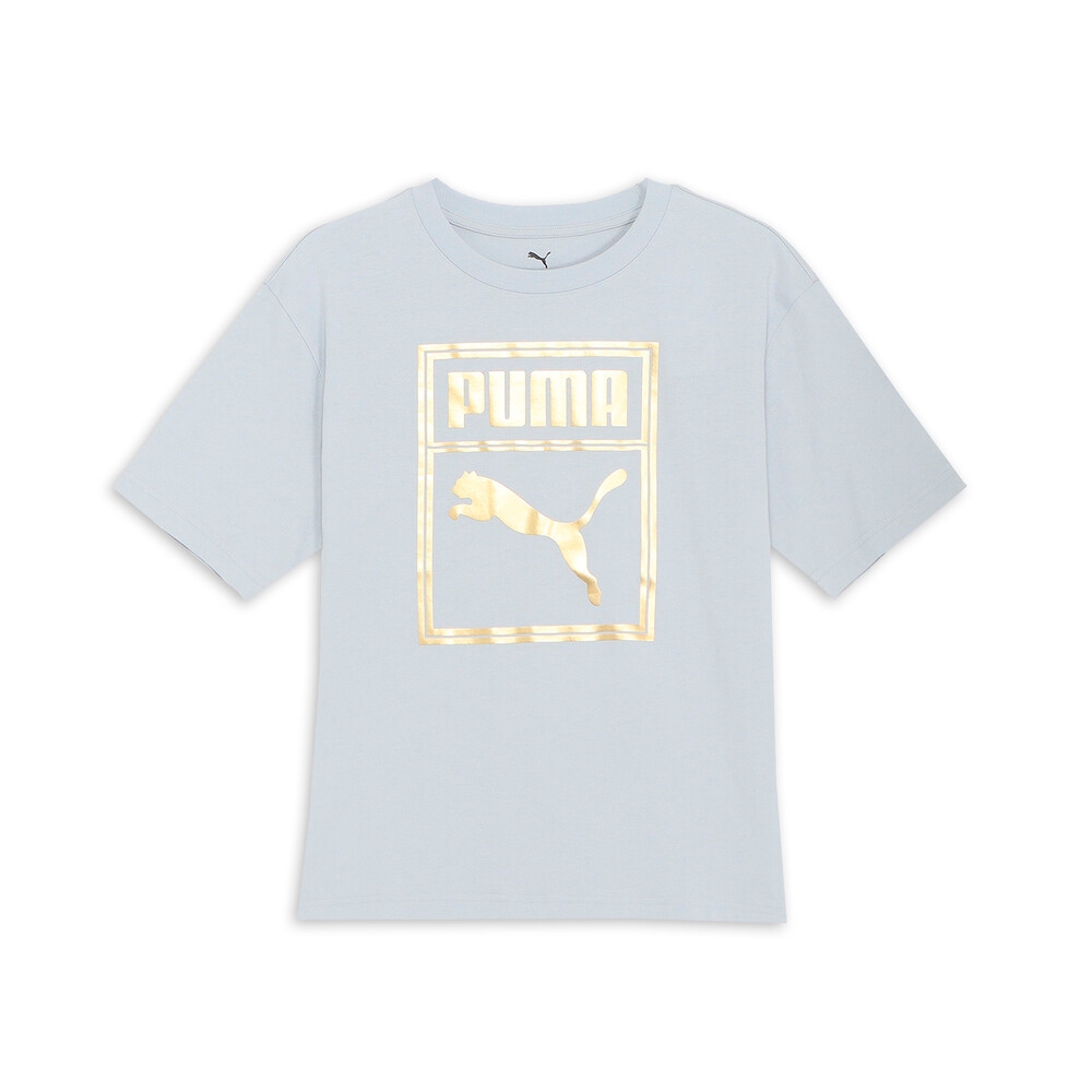 【PUMA官方旗艦】基本系列ESS Metallic圖樣短袖T恤 男性 68927196
