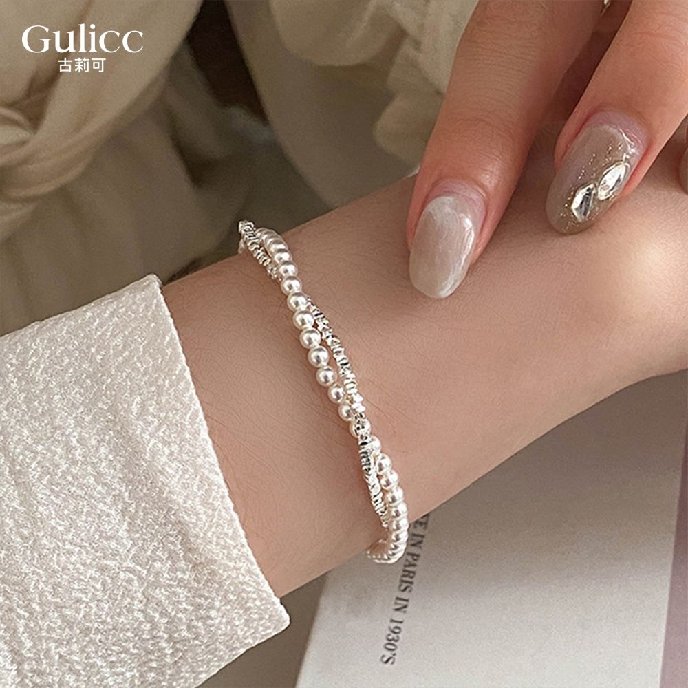 Gulicc 波西米亞風 串珠 手鍊(七夕情人節 輕奢 手鍊 手環 手繩 韓系 首飾 飾品 珍珠 生日禮物 )