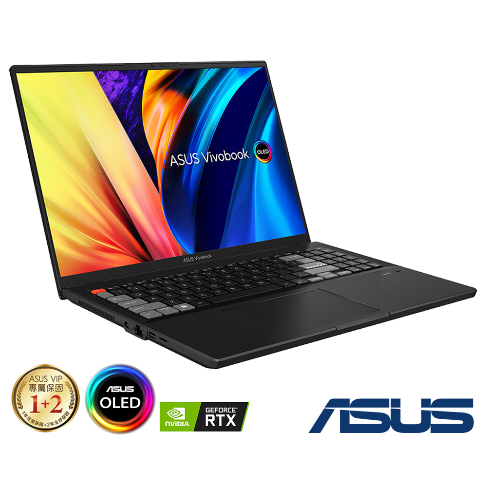 ASUS N7601ZW 16吋4K筆電(i7-12700H/RTX3060/32G/1TB SSD/零度黑