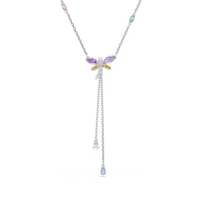 SWAROVSKI 施華洛世奇 x Ariana Grande 聯名系列 蜻蜓之舞Y字形水晶項鍊 寵愛媽媽 送禮推薦 5749183