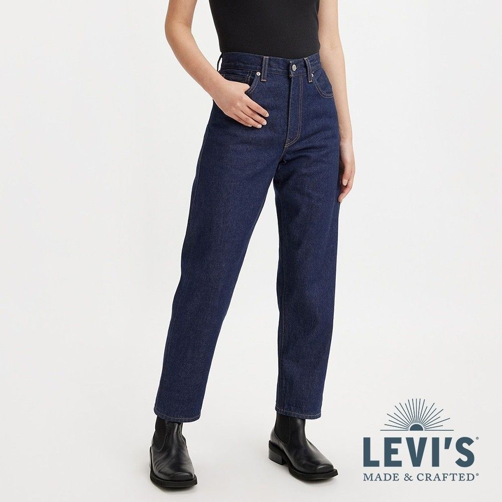 Levi's MOJ 日本製布料 女款 COLUMN直筒牛仔褲 / 及踝款 女生牛仔褲 熱賣單品