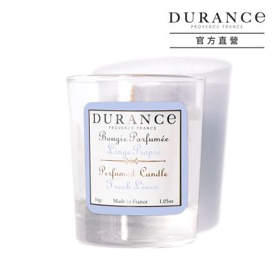DURANCE朵昂思 清新亞麻手工精油蠟燭30g-公司貨
