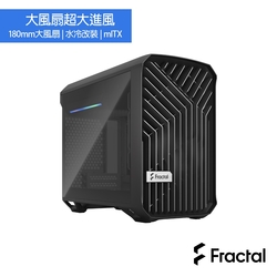 Fractal Design】Torrent Nano Black TG Dark Tint 電腦機殼-黑| 其他