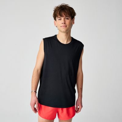 BROOKS 男 Movement 運動背心 經典黑 (211596001)