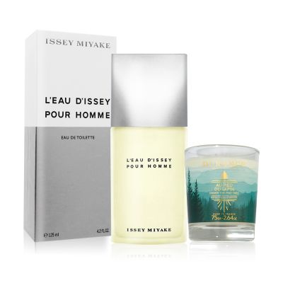 ISSEY MIYAKE 三宅一生 一生之水男性淡香水125ml-加贈香氛蠟燭75g