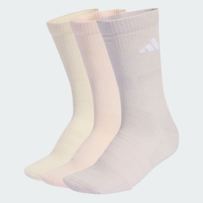 【adidas 愛迪達】 中筒襪 3 雙入 男/女 KC9621