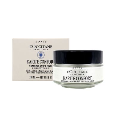 L'OCCITANE歐舒丹 L OCCITANE 歐舒丹 乳油木保濕去角質美體霜200ml-公司貨