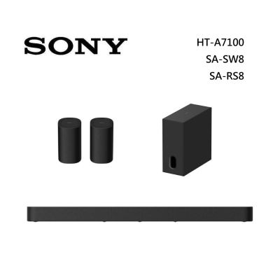 SONY索尼 9聲道 聲霸 低音 BRAVIA Theatre Bar 7 家庭劇院組 HT-A7100+SA-SW8+SA-RS8