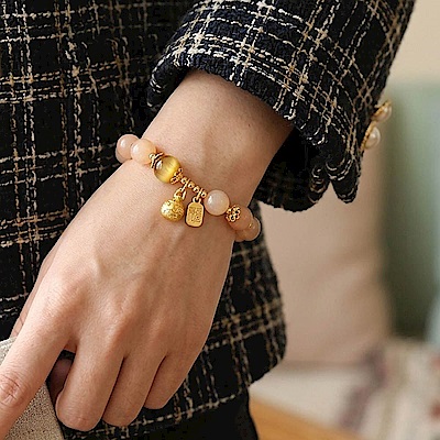 【水星記】草莓晶/紫水晶/黃水晶/粉水晶 開運串珠手鏈 任2件498元