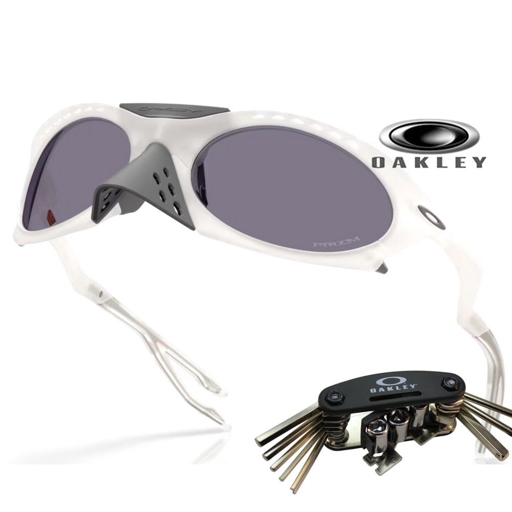 Oakley 奧克利 Plantaris 運動太陽眼鏡 可拆卸鼻罩 OO9437 06 Prizm鏡片 公司貨(贈OAKLEY工具套組)