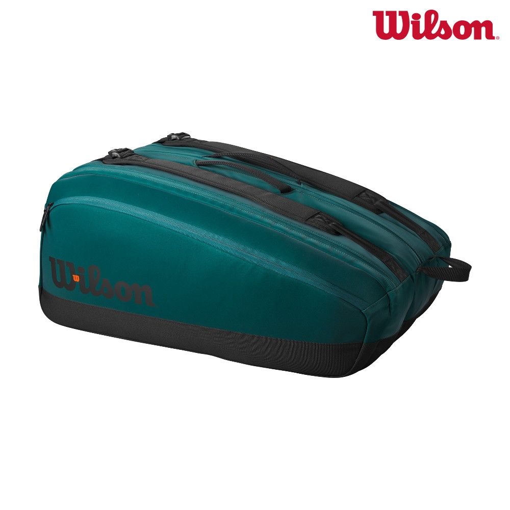 【Wilson威爾森】Blade Super Tour 15Pk V9 網球拍袋 綠色 15支裝